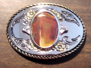Condor Agate belt buckle