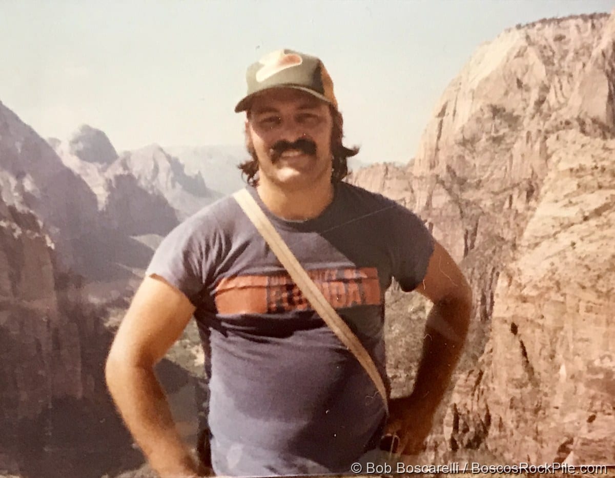 Bosco atop Angels Landing, Zion