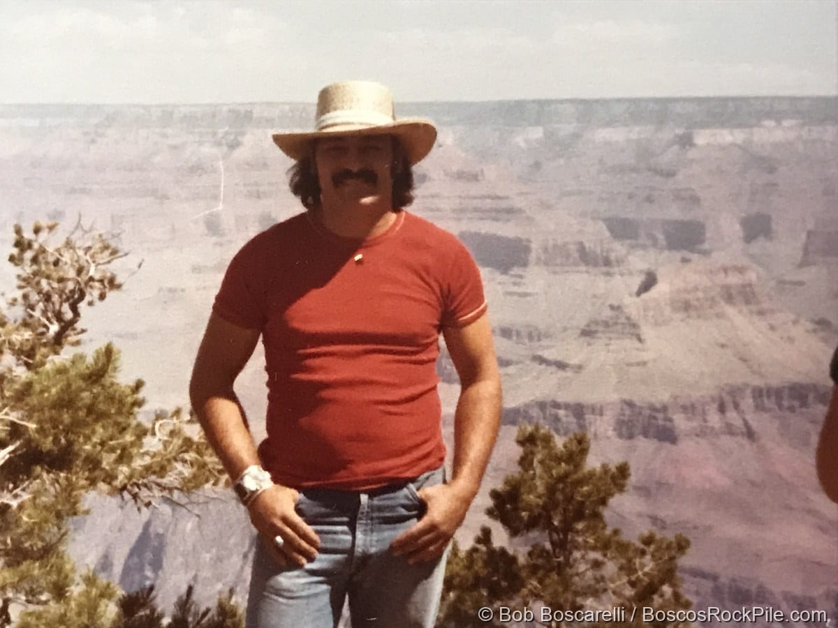 Bosco at the Grand Canyon south rim