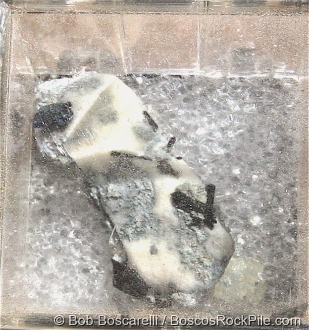 Benitoite crystal specimen