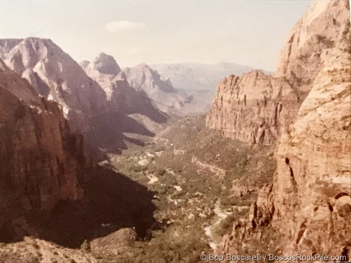 Zion Canyon seen from Angels Landing
