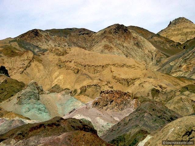 Colorful mineral deposits at Artist's Palette, Death Valley National Park