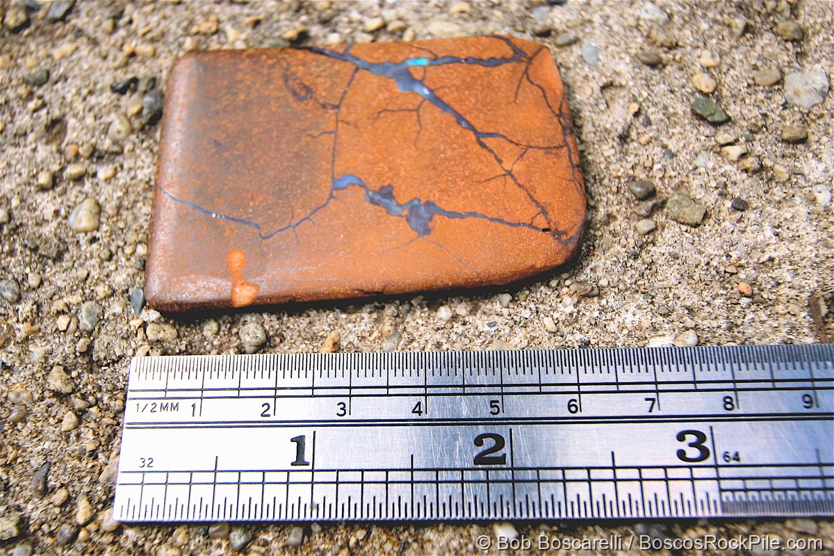 Boulder opal in ironstone