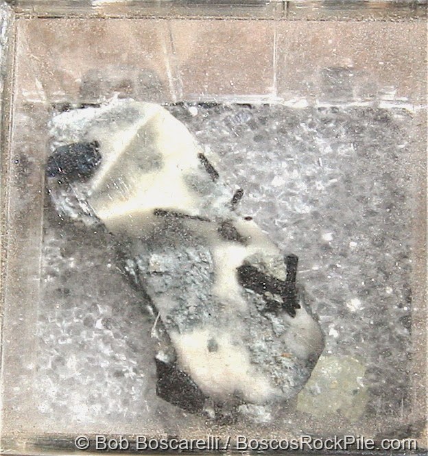 Benitoite crystal specimen